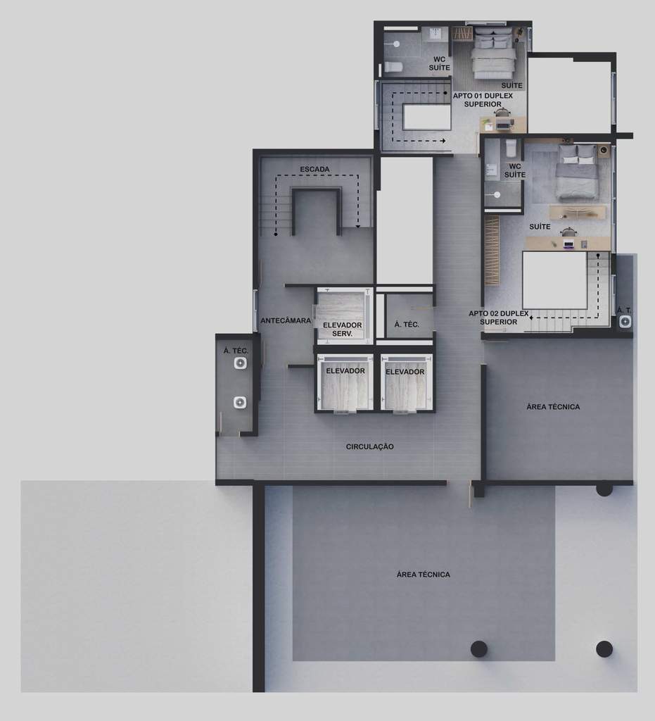 Cobertura, 1 quarto, 57 m² - Foto 41