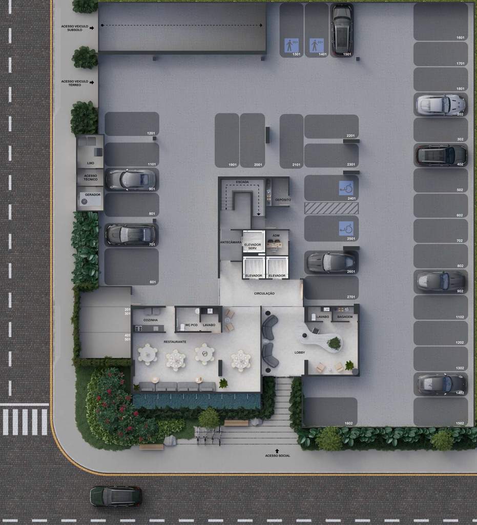 Cobertura, 1 quarto, 57 m² - Foto 47