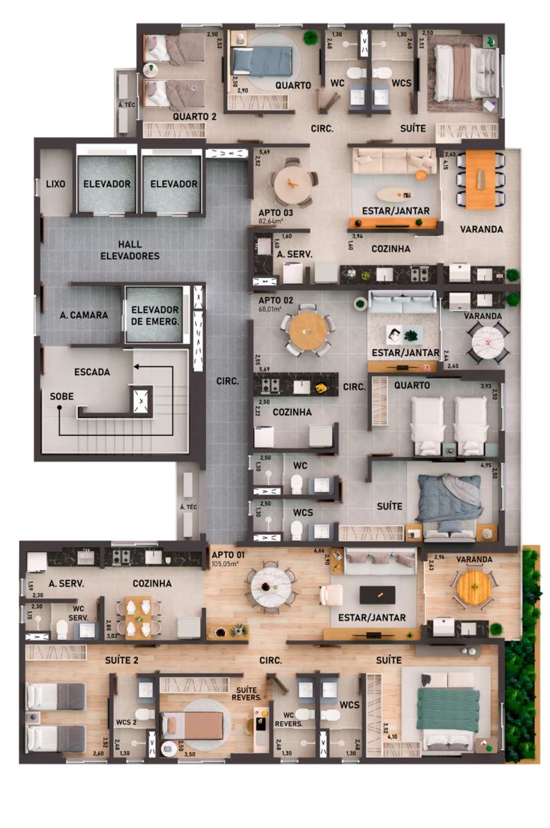 Apartamento, 3 quartos, 155 m² - Foto 25