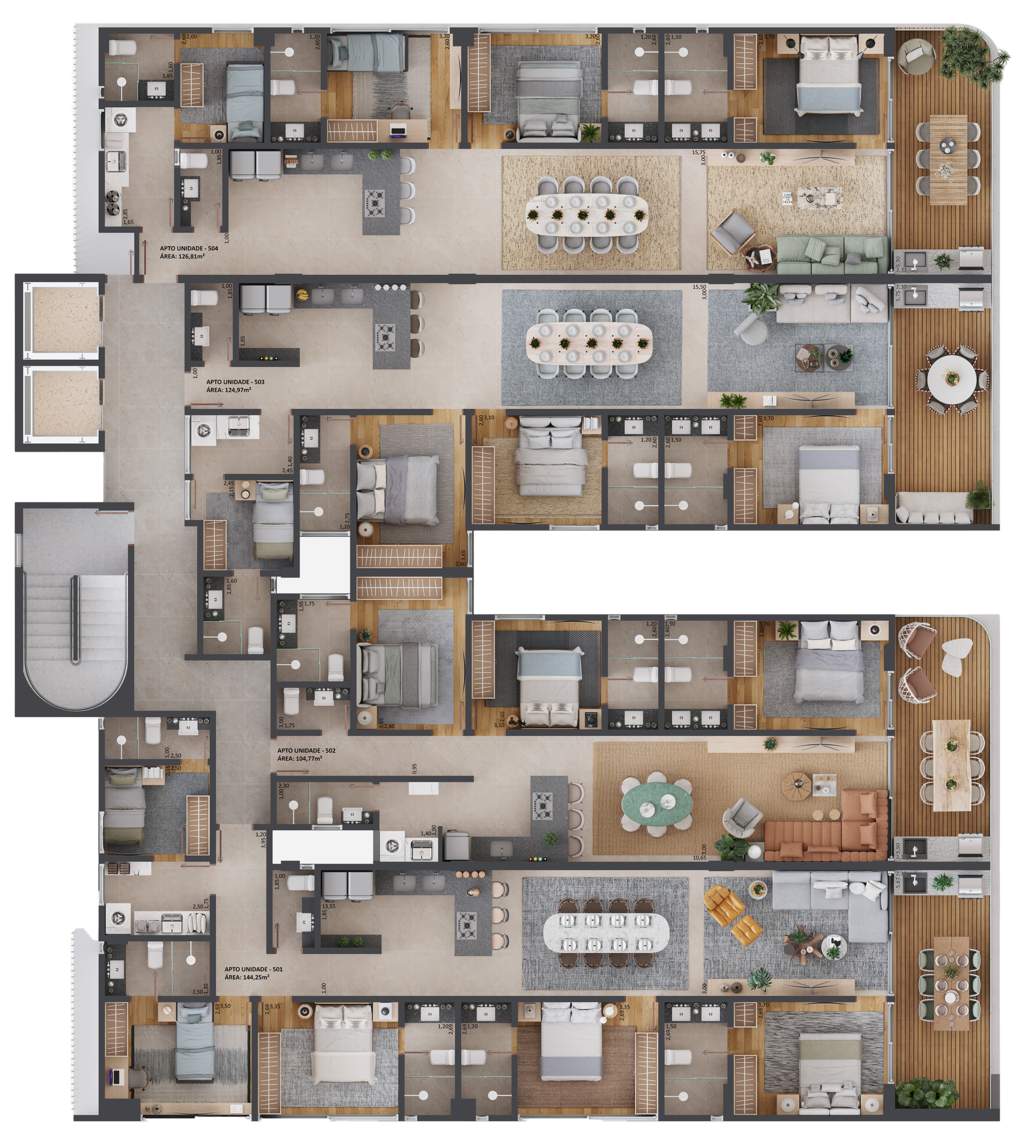 Apartamento, 3 quartos, 126 m² - Foto 31