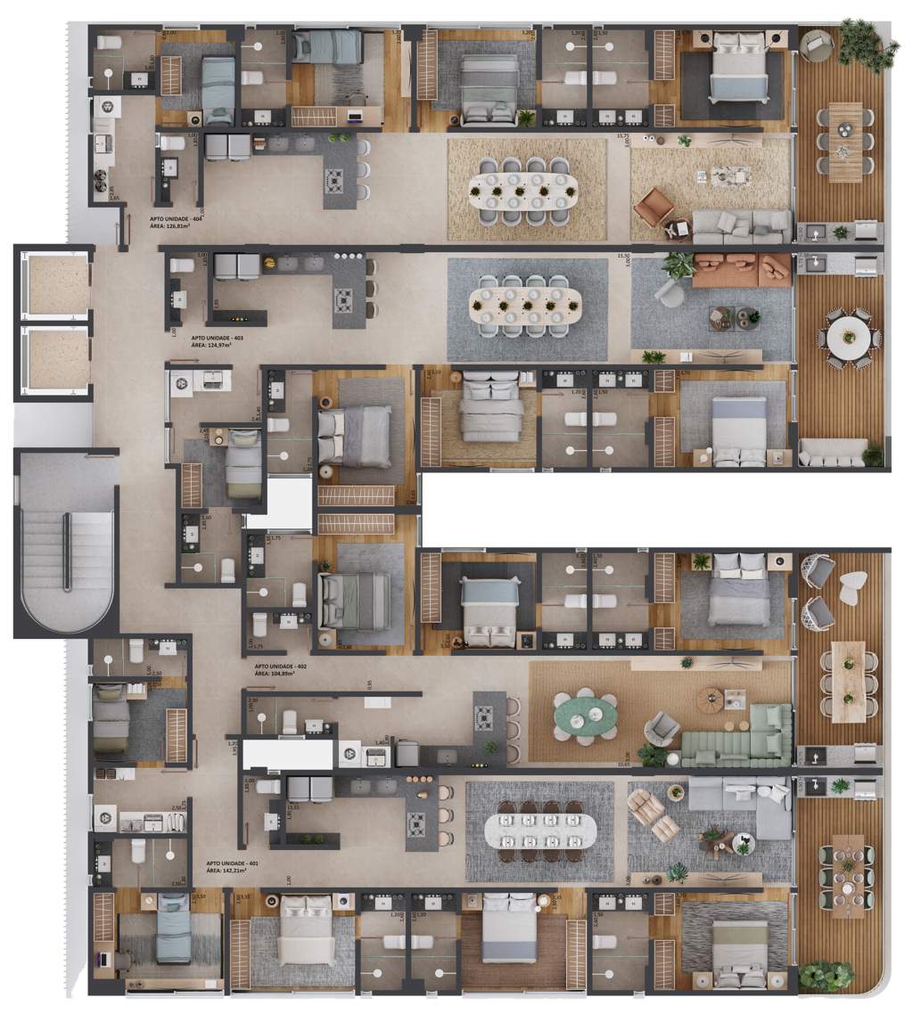 Apartamento, 3 quartos, 126 m² - Foto 30