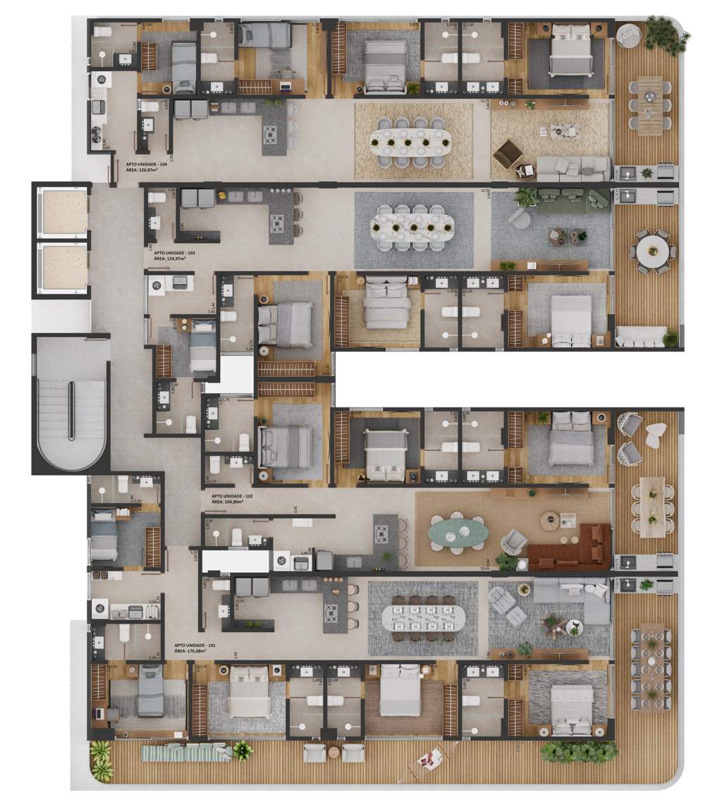 Apartamento, 3 quartos, 126 m² - Foto 27