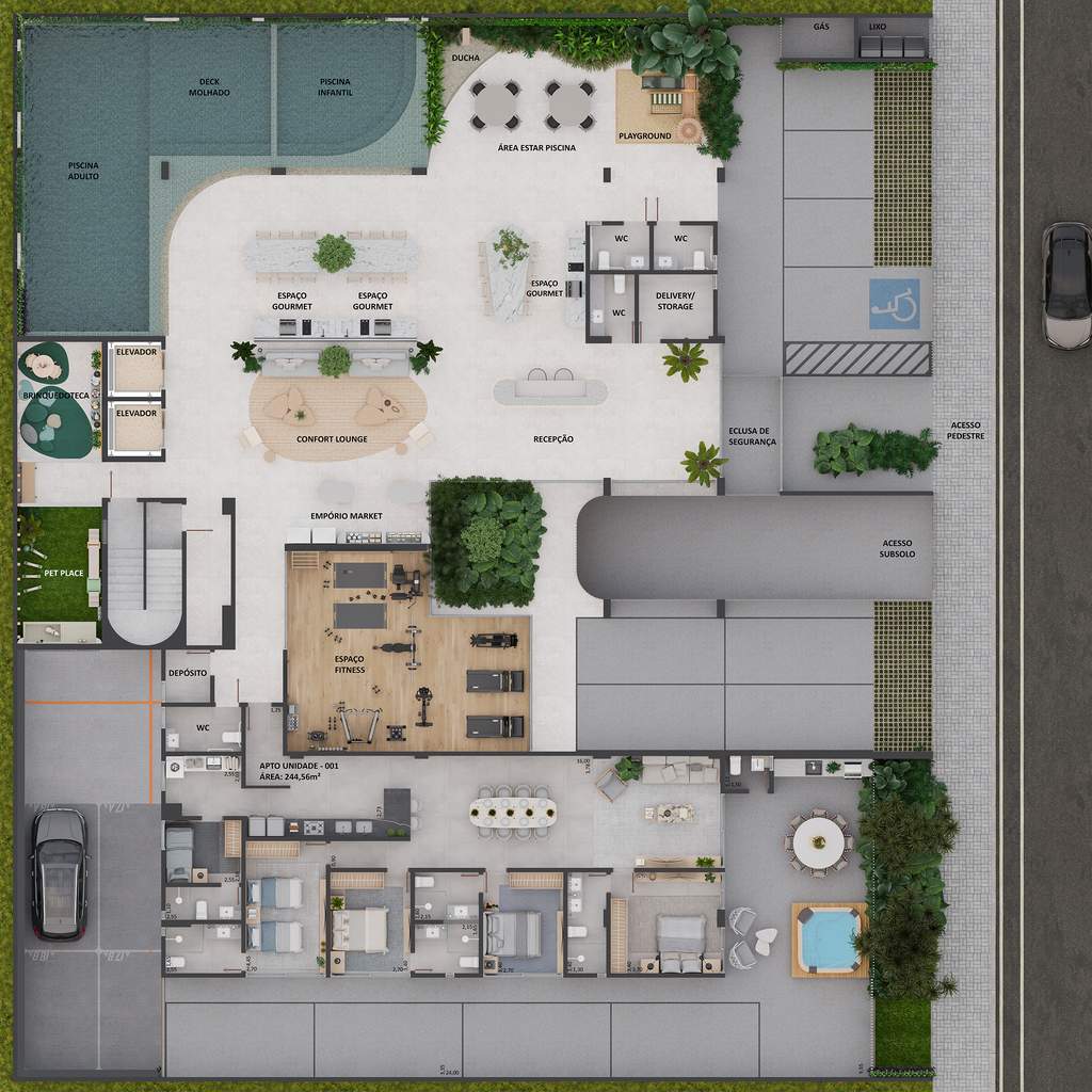 Apartamento, 3 quartos, 126 m² - Foto 35